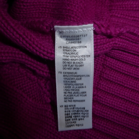 Hot Pink Ballet warm up sweater - Picture 4 of 9